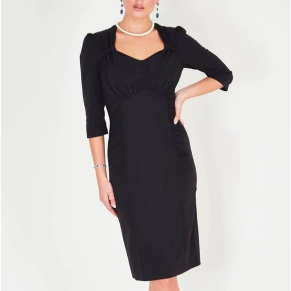 MUXXN Size M Black Cocktail Wedding Party Dress Gentle Wear (0017) - Picture 1 of 11